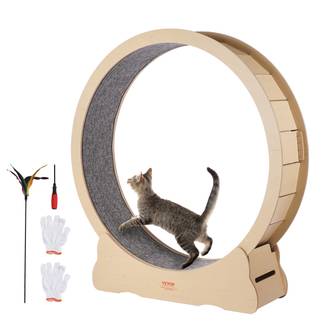 VEVOR Roue d'exercice pour chat 1320mm, tapis roulant amovible, pour course et entraînement en intérieur.
