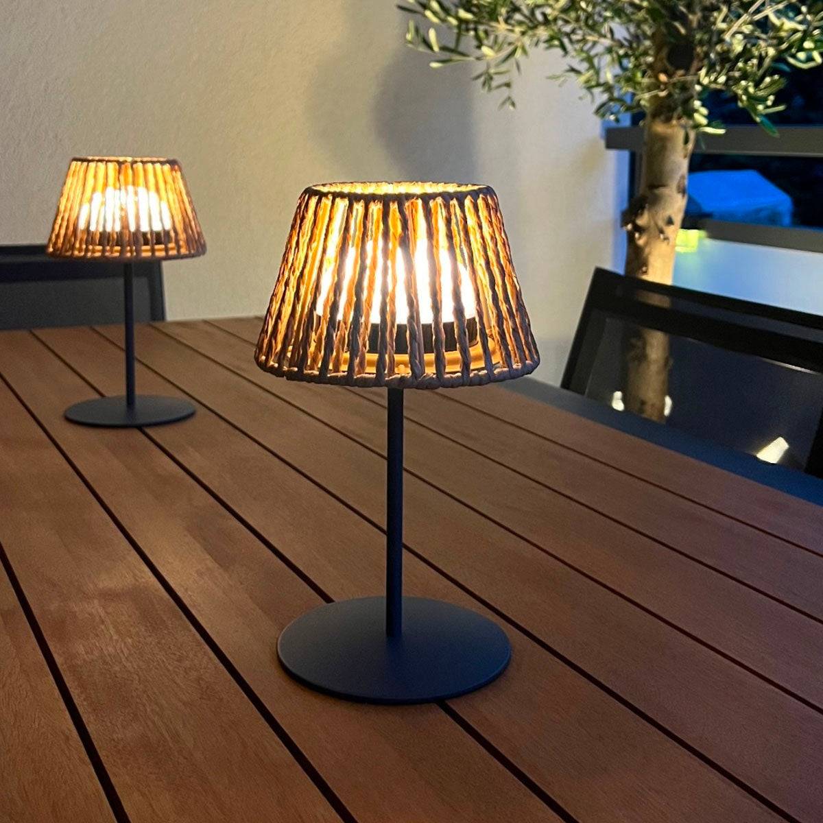 Lumisky - 2 Lampes de table TWINS RAFFY H24cm - Imagen 6