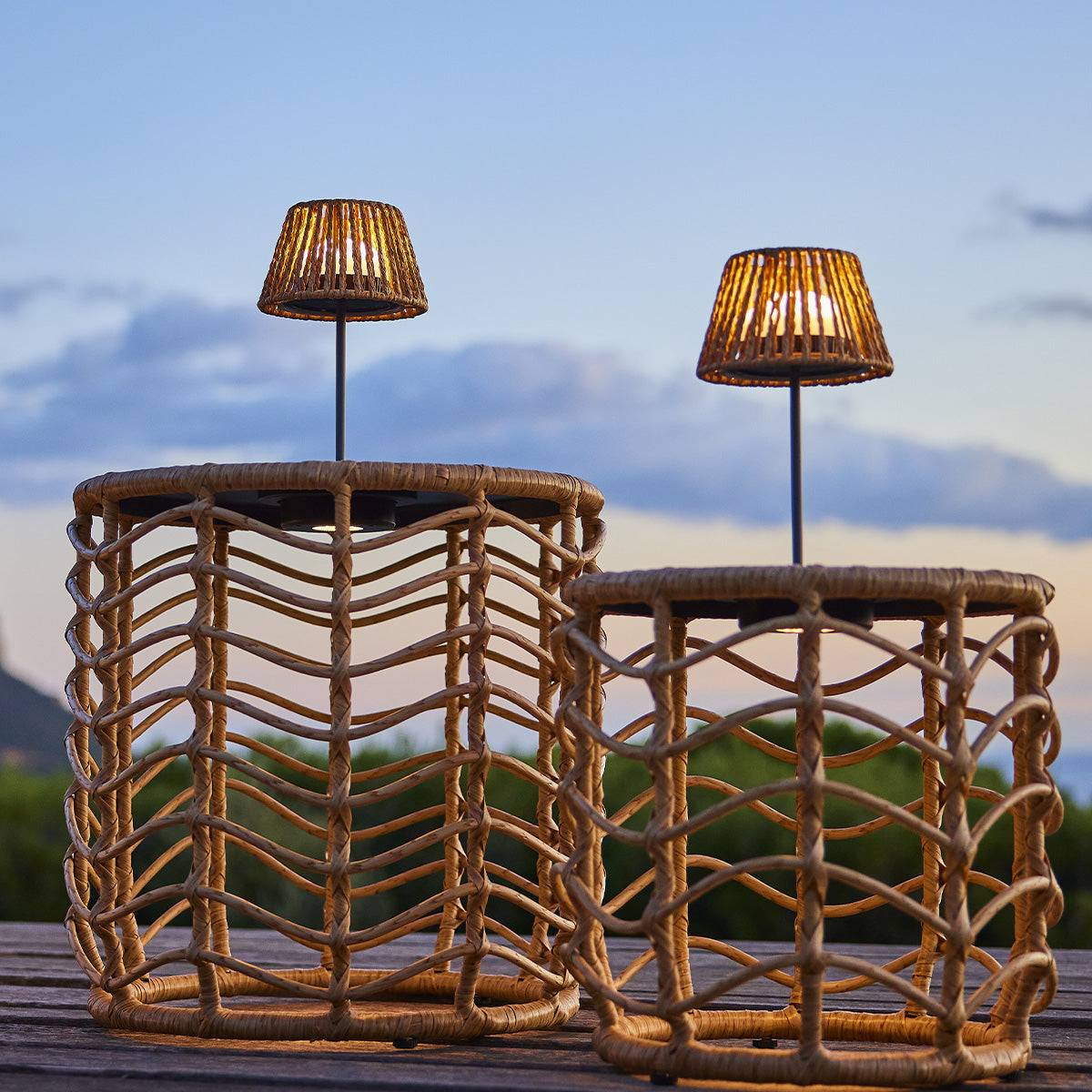 Lumisky - 2 Lampes de table TWINS RAFFY H24cm - Imagen 3