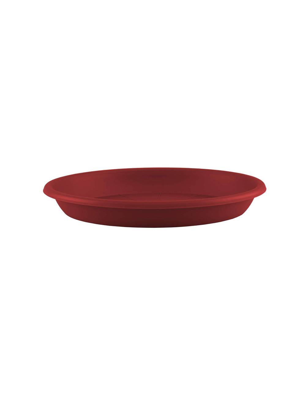 Artevasi - Soucoupe ronde plastique rouge foncé Ø 26 cm - ARTEVASI