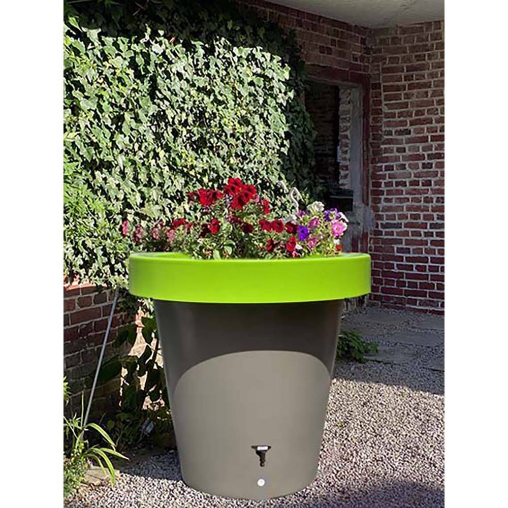 Récupérateur d'eau de pluie 420l lluvia duo + kit complet -plast'up rotomoulage - Image 2
