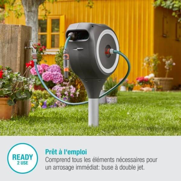 Gardena - Dévidoir automatique sur pic RollUp S 15 m Gardena - Imagen 6