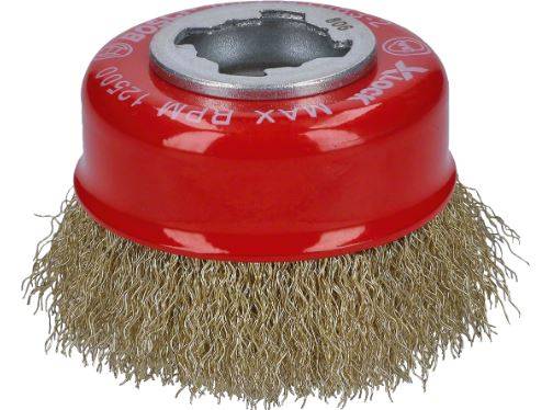 Bosch - Brosse boisseau laiton X-Lock BOSCH Ø75 Fil 0.30 mm - 2608620730