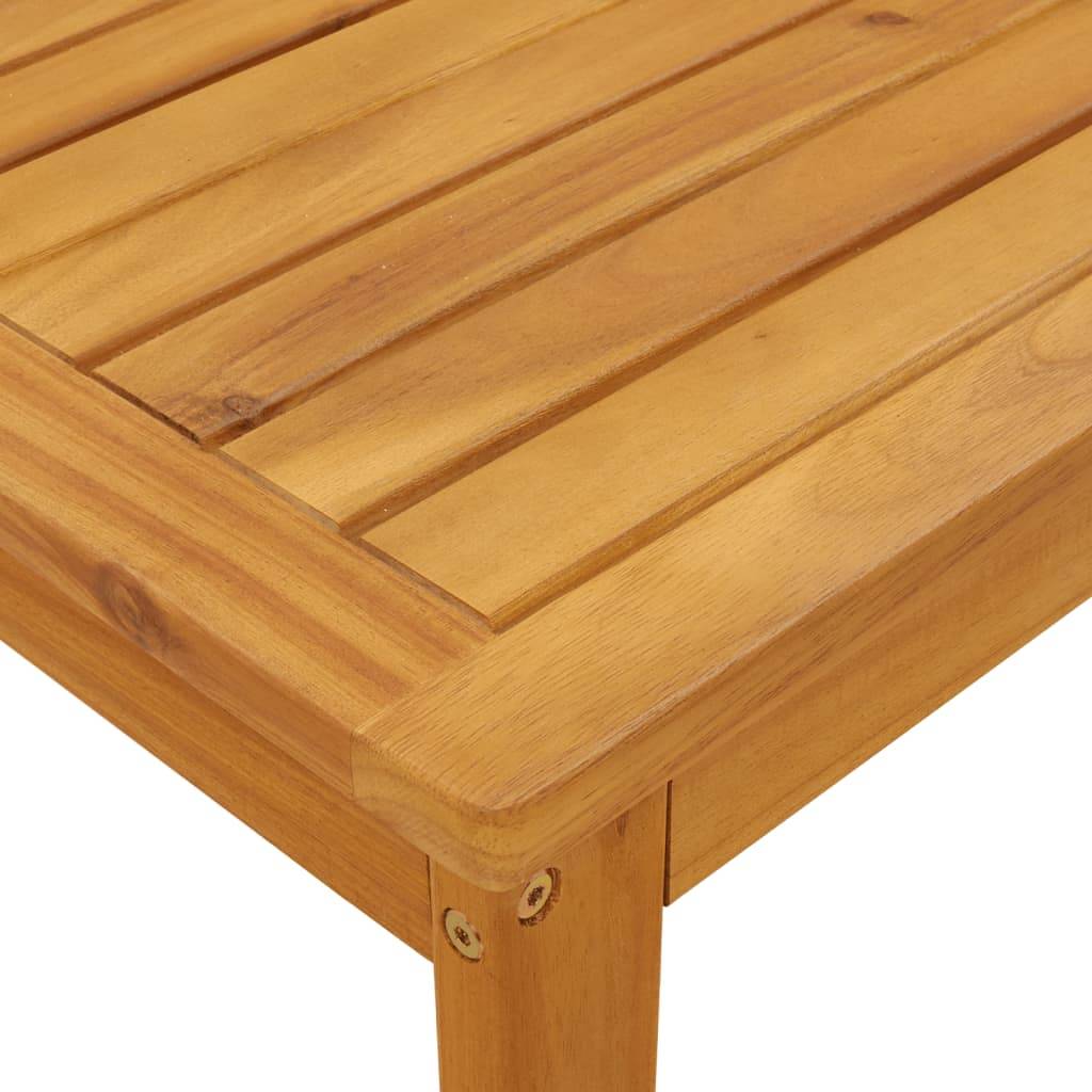 Salon de Jardin Palette 4pcs Bois d'Acacia à Lattes Modulable avec Table pour Terrasse Brun Huilé – ComfortXL Outdoor Living - Image 6