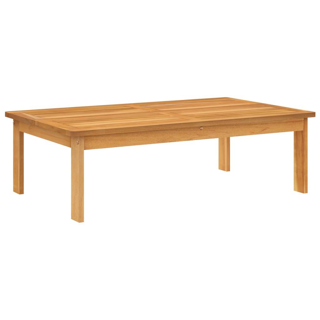 Salon de Jardin Palette 4pcs Bois d'Acacia à Lattes Modulable avec Table pour Terrasse Brun Huilé – ComfortXL Outdoor Living - Image 5