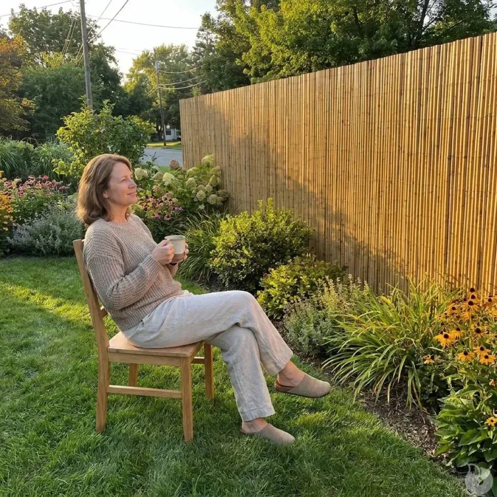 Canisse Bambou Refendu Occultant 60% - Brise-Vue Naturel 5 M - 1m / 1,5m / 2m - Linxor