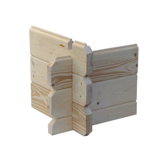 Altanka - Abri de jardin en bois - 25m2 - 5x5m - Ep. 28mm - Couleur: naturel - DOM591 - ALTANKA - Imagen 5