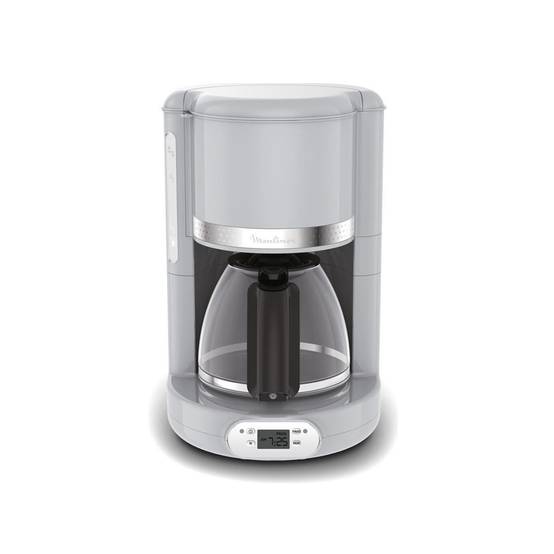 Moulinex - Cafetière filtre programmable 15 tasses 1000w gris FG380E10 Moulinex - Image 1