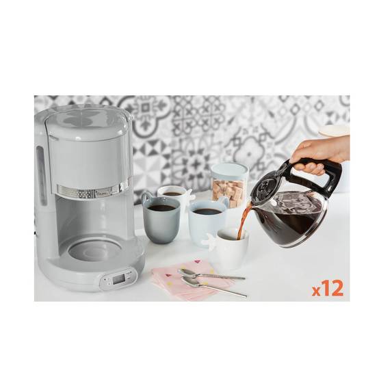 Moulinex - Cafetière filtre programmable 15 tasses 1000w gris FG380E10 Moulinex - Image 3