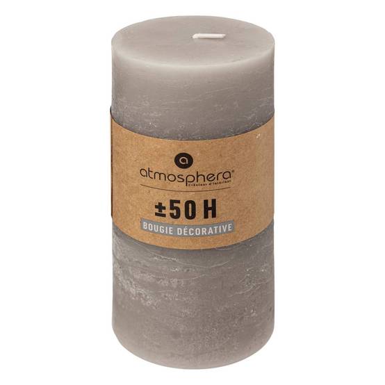 Atmosphera - Bougie rustique gris 445g - Atmosphera Créateur d'intérieur - Image 3