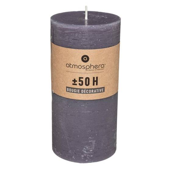 Atmosphera - Bougie rustique gris 445g - Atmosphera Créateur d'intérieur - Image 2