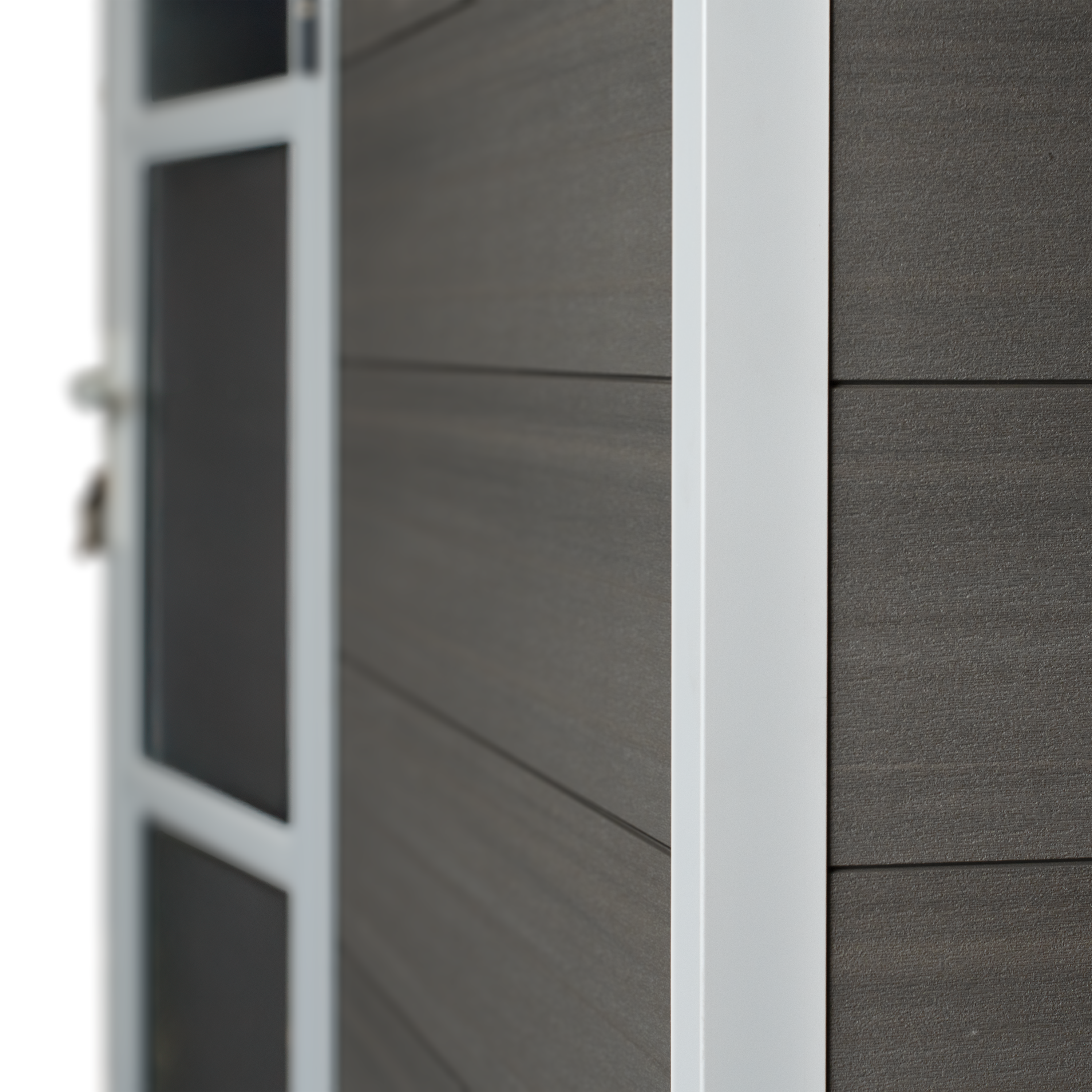 Abri de Jardin Composite ALMA - 9m2 Gris/blanc - Cabane de Jardin - Image 8