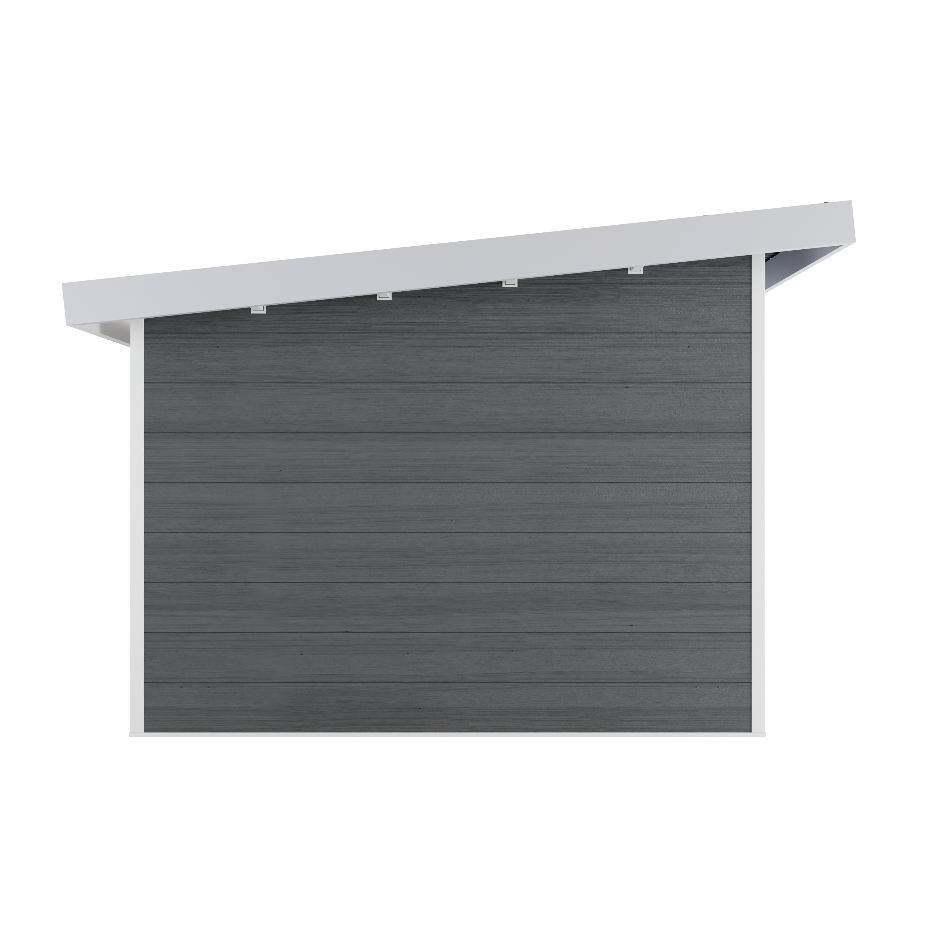 Abri de Jardin Composite ALMA - 9m2 Gris/blanc - Cabane de Jardin - Image 5