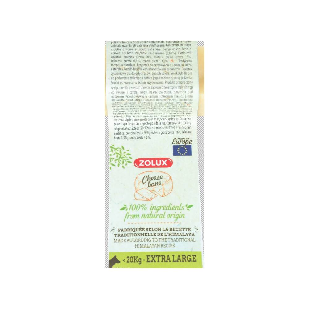 animallparadise - Bâton à mâcher Friandise au fromage 116 g pour chien de - 20 kg - Imagen 5