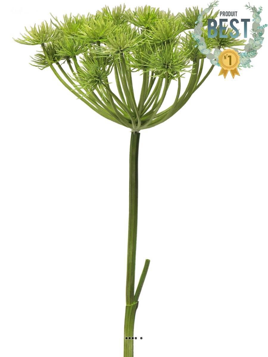 Berce commune artificielle en tige, H 98 cm Vert - BEST - couleur: Vert - Image 1