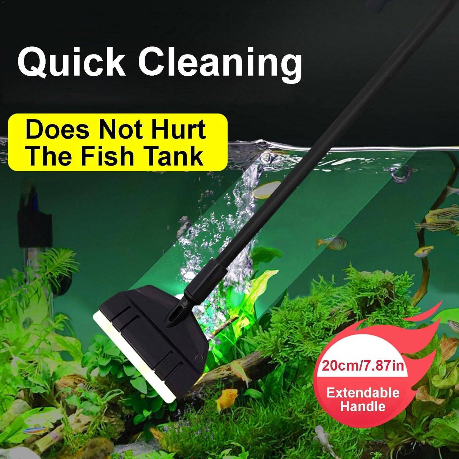 Grattoir à Algues pour Aquarium en Verre DtopbuyAge - Image 2