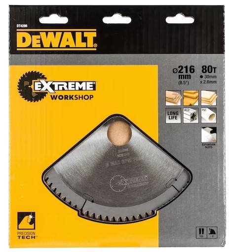 Dewalt - DT4286 Diamètre : 216 mm - 80 dents - Imagen 2