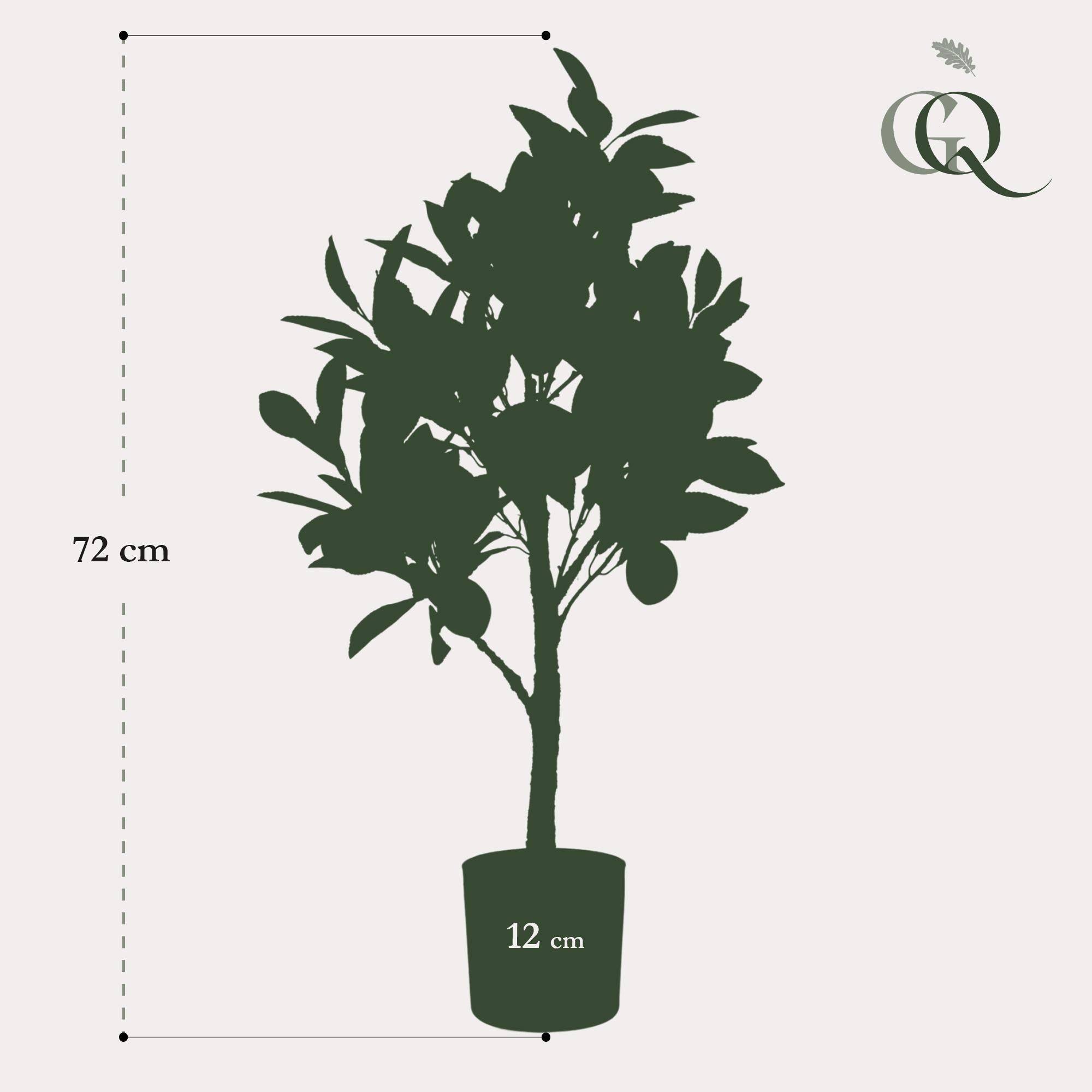 La Green Touch - Citronnier plante artificielle - h72cm, Ø12cm- La Green Touch - Imagen 5