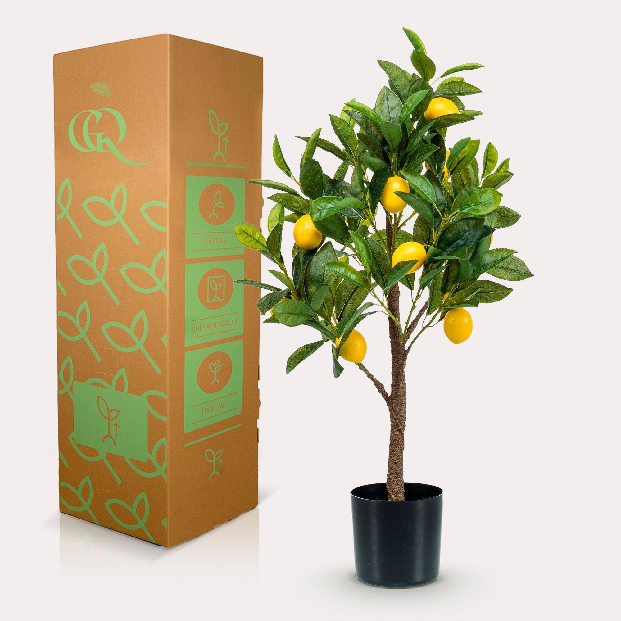 La Green Touch - Citronnier plante artificielle - h72cm, Ø12cm- La Green Touch - Imagen 4