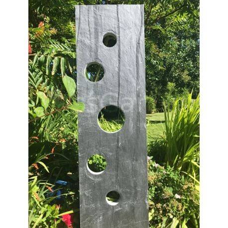 ClassGarden - TOTEM ARDOISE 150 cm - BULLES - Pack de 2 Totems - Image 1