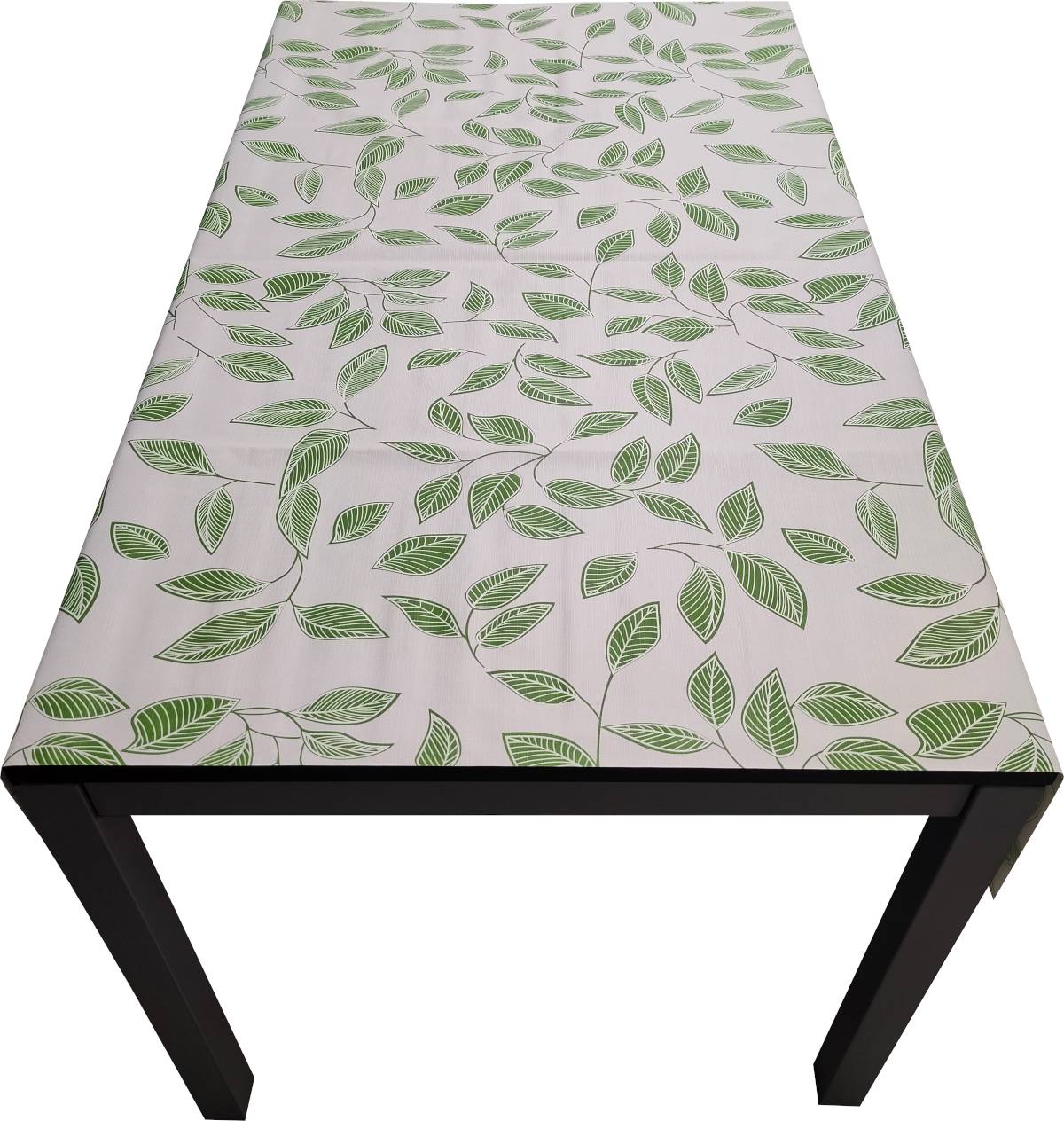 Nappe Composition PVC Base Polyester Anti-taches Feuilles Taille 140X220 CM - Image 2