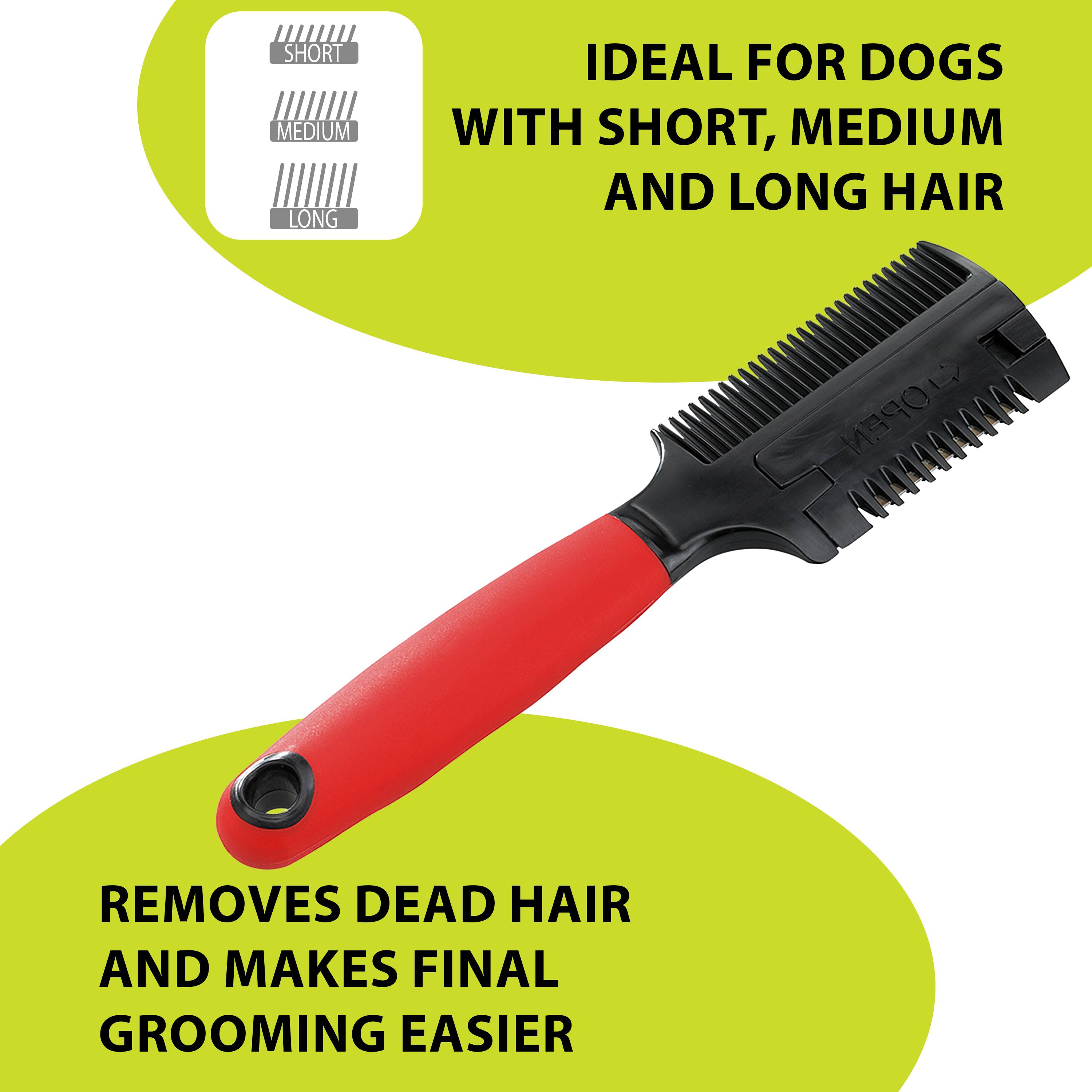 Ferplast - Ferplast Peigne double avec rasoir pour chiens GRO 5991, 18,3 x 4,5 x h 1,8 cm - Image 7