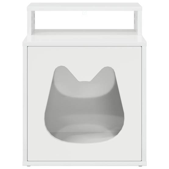 Chatiere bois blanc 42,5 x 40 x 53,5 cm - Prolenta premium p339.8 - Image 5
