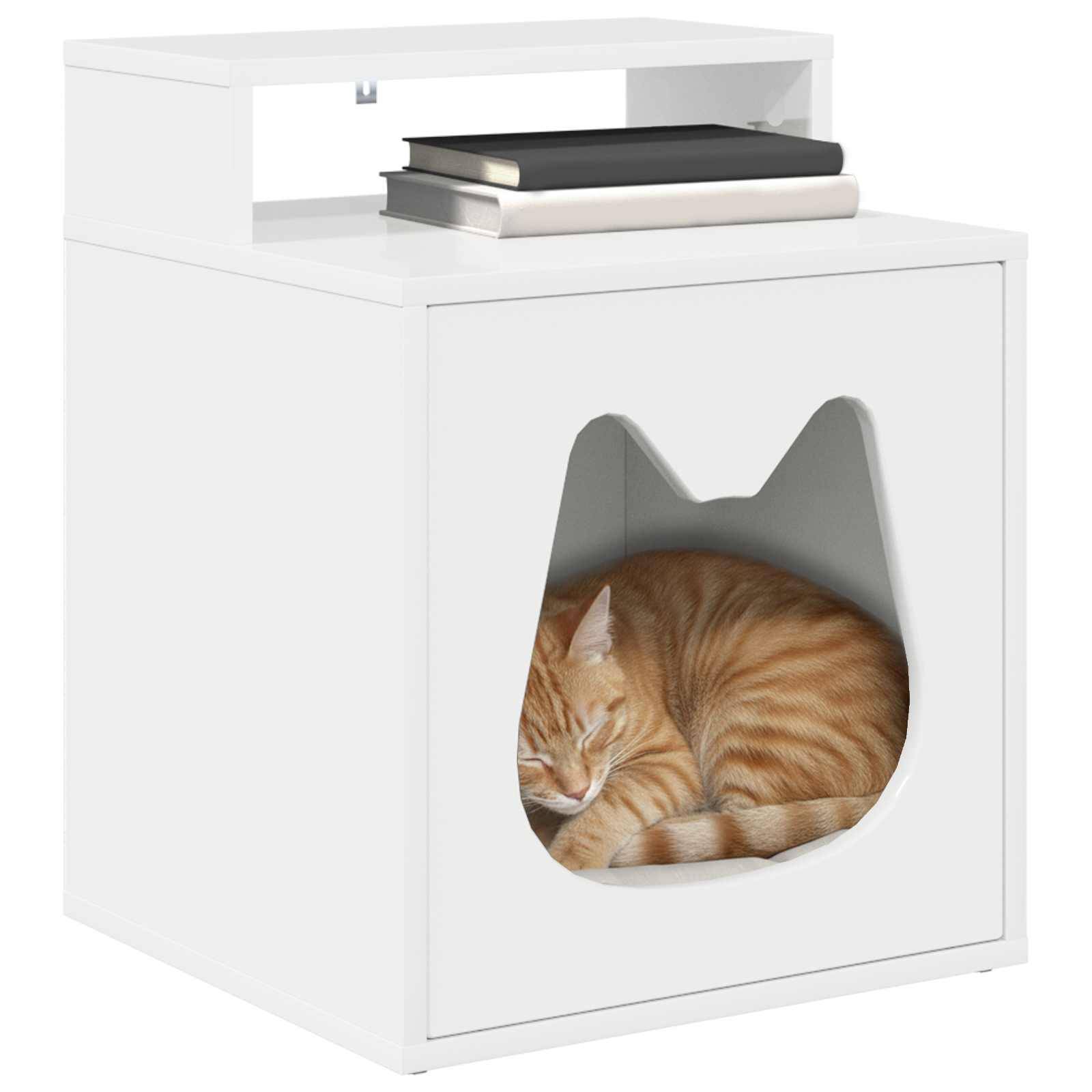Chatiere bois blanc  42,5 x 40 x 53,5 cm  - Prolenta premium p339.8 - Image 3