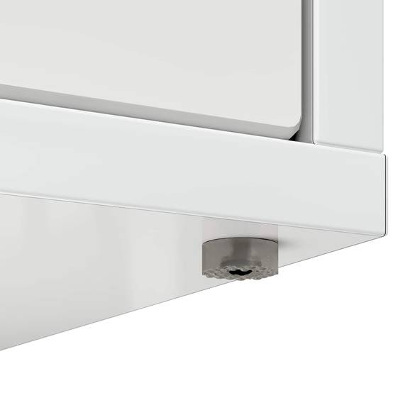 Chatiere bois blanc 42,5 x 40 x 53,5 cm - Prolenta premium p339.8 - Image 9
