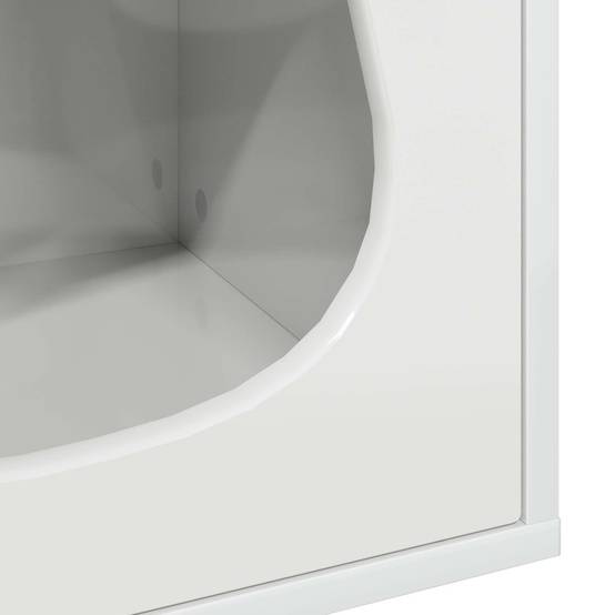 Chatiere bois blanc 42,5 x 40 x 53,5 cm - Prolenta premium p339.8 - Image 8