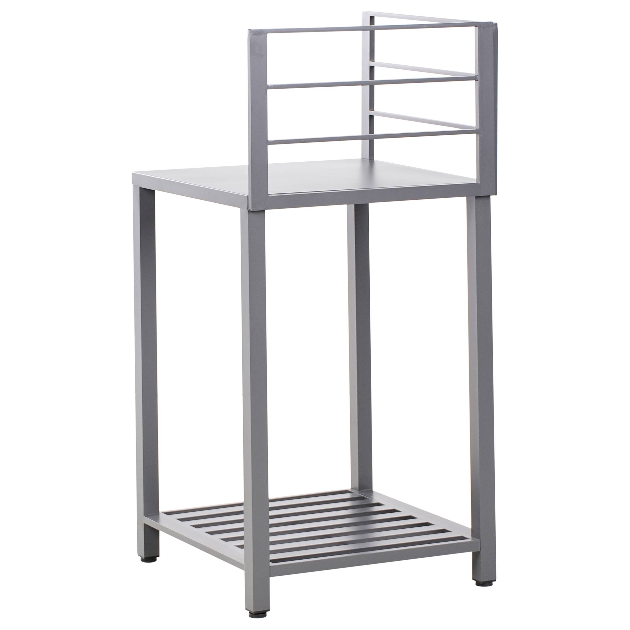 Beliani - Cuisine de jardin Aluminium Gris VIGGIANO - 90x60x125- Beliani - Image 7