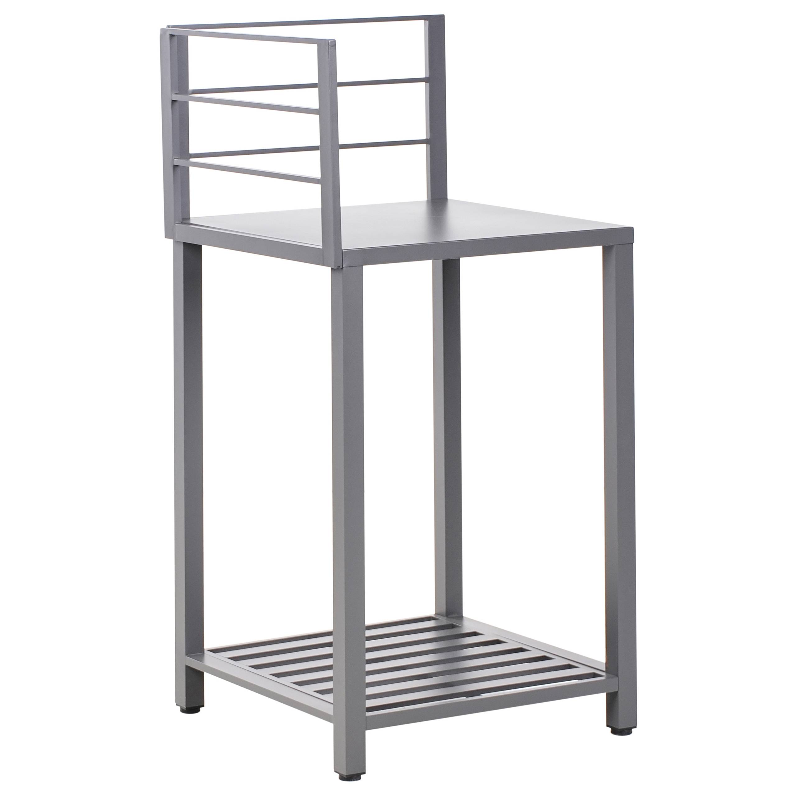 Beliani - Cuisine de jardin Aluminium Gris VIGGIANO - 90x60x125- Beliani - Image 5