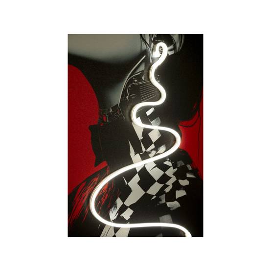 Paris Prix - Tableau Imprimé à LED "Psyco II" 60x90cm Multicolore - Image 6