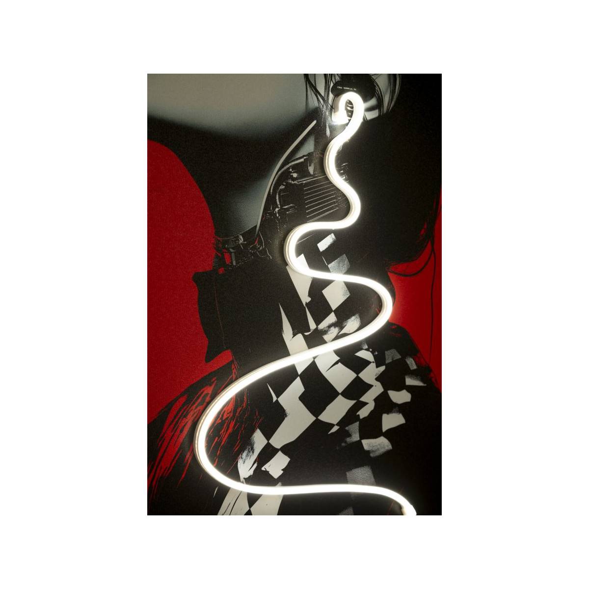 Paris Prix - Tableau Imprimé à LED "Psyco II" 60x90cm Multicolore - Image 6