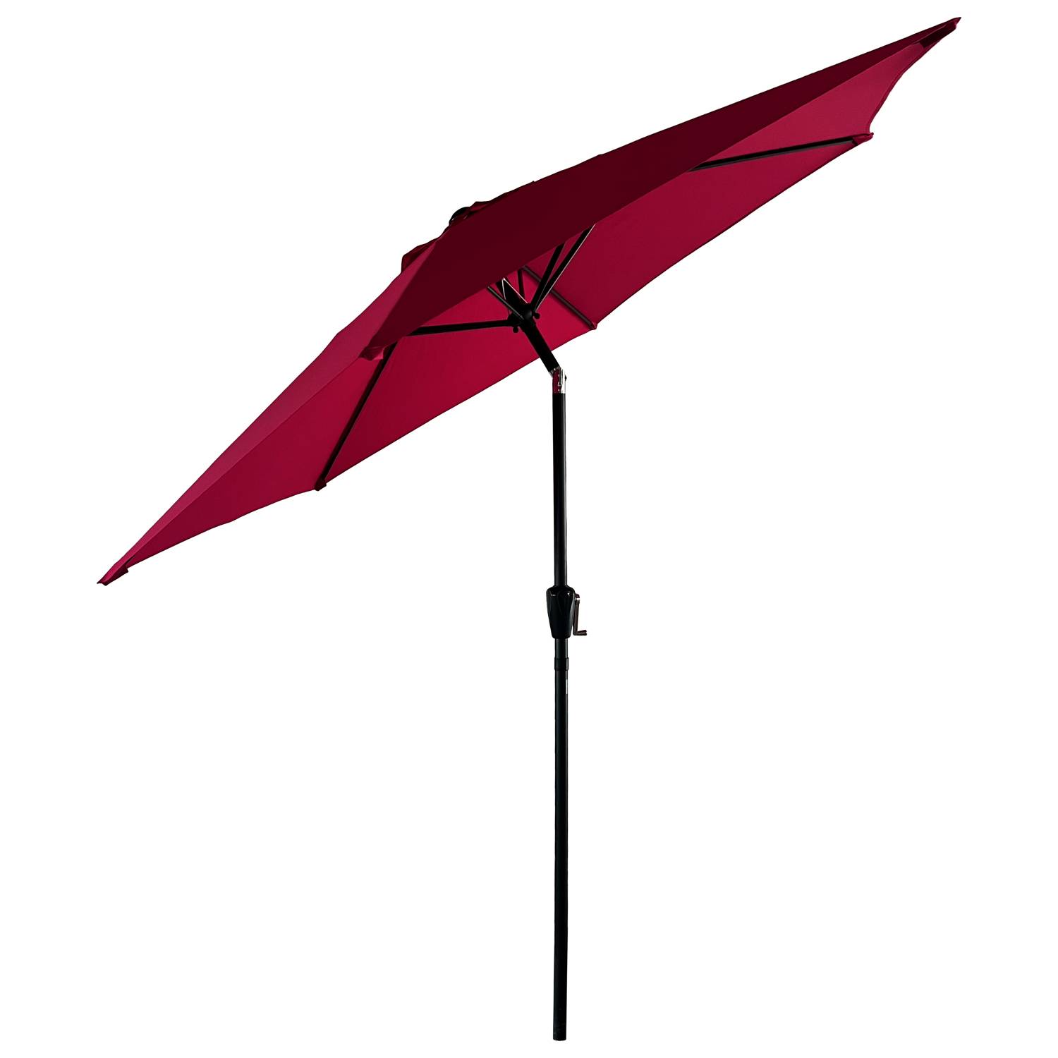 Happy Garden - Parasol droit HAPUNA rond 2,70m de diamètre fuchsia - HAPPY GARDEN - Imagen 4