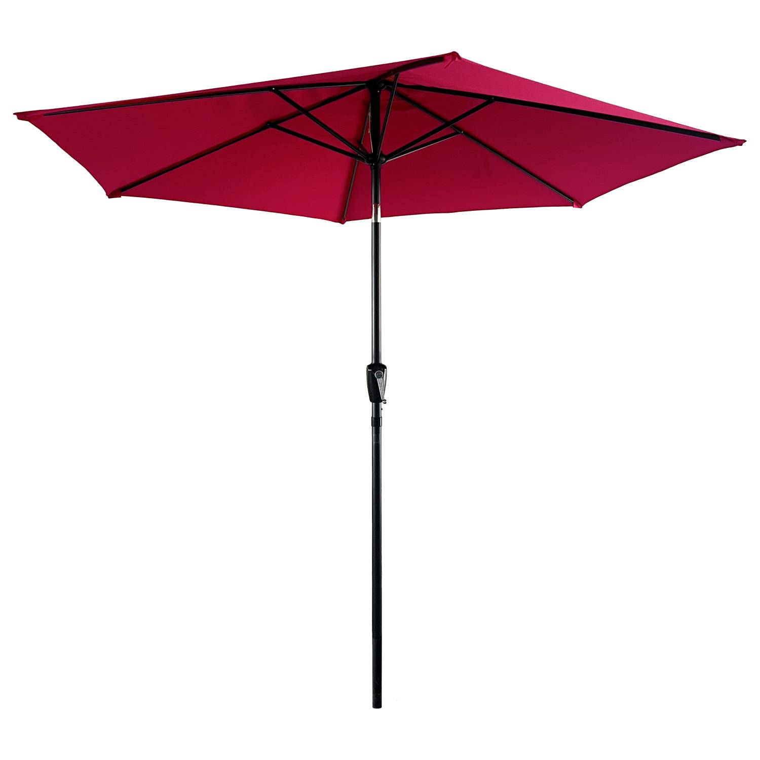 Happy Garden - Parasol droit HAPUNA rond 2,70m de diamètre fuchsia - HAPPY GARDEN - Imagen 1