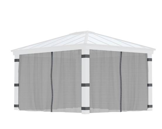 Canopia - Canopia Moustiquaires pour tonnelle de jardin Dallas 4X2