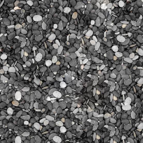Galet Calcaire Gris / Noir 8-16 mm - Big Bag 500 kg (10 m²) - RO'MA NATURE