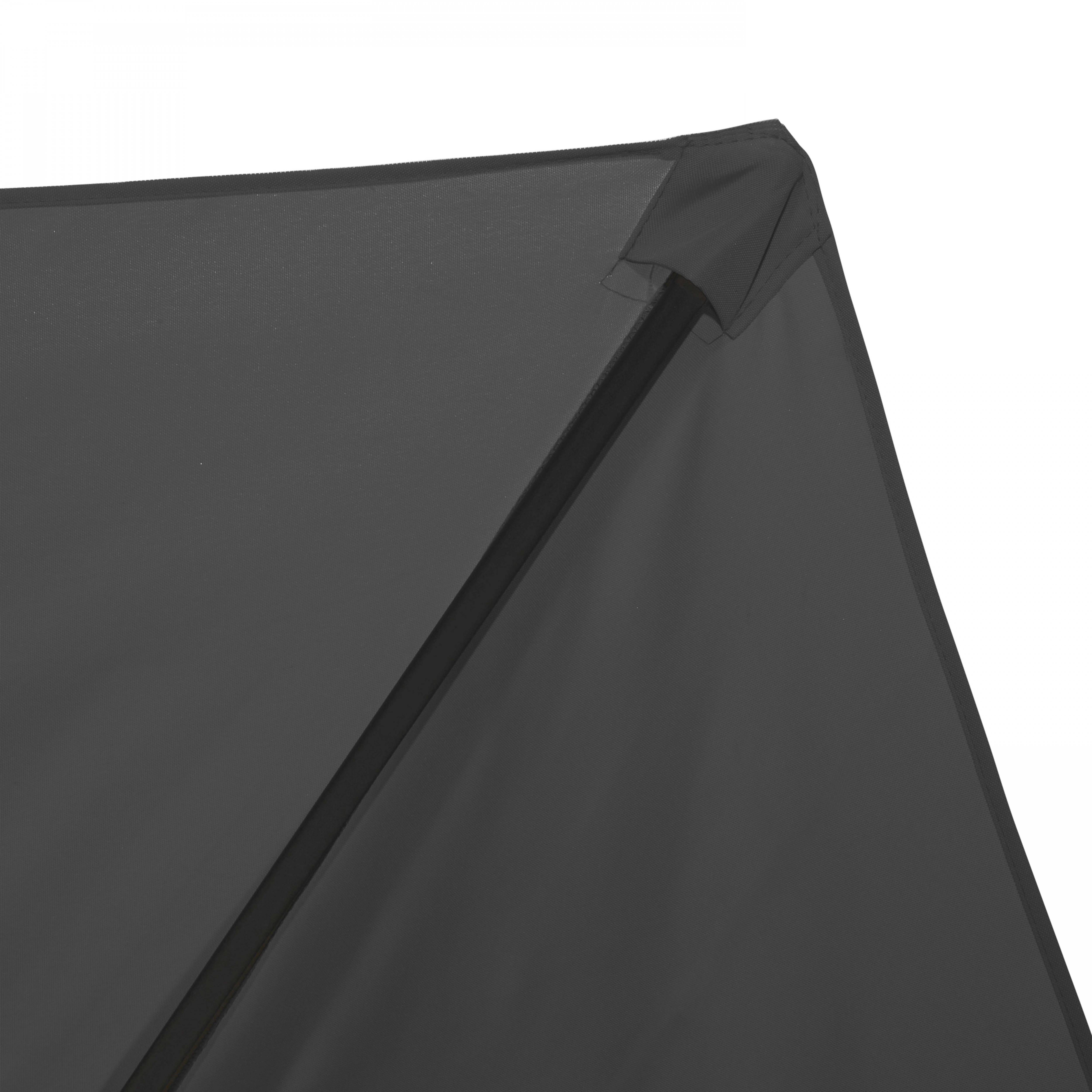 Oviala - Parasol droit inclinable 3m et 4 dalles à lester remplissables gris Matera - Oviala - Imagen 5