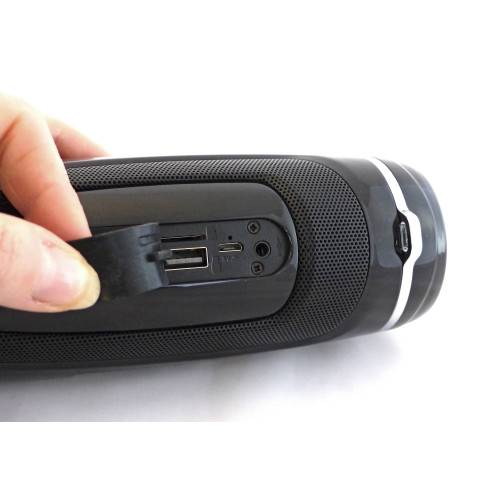 Lampe-torche avec Enceinte intégrée 10W BT noire LightSound - Imagen 2