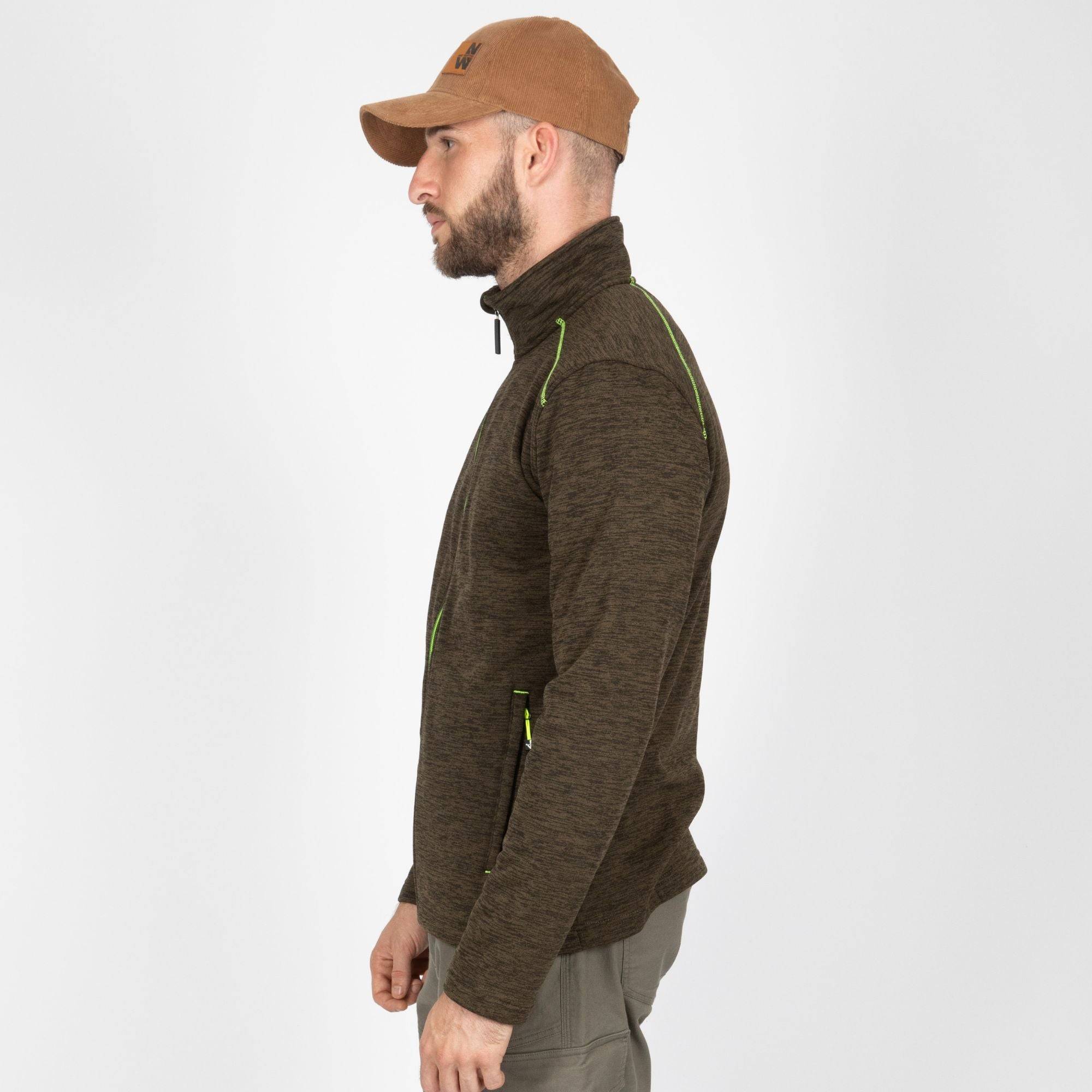 Nineworths - LENNY - GILET DE TRAVAIL - 1505 | Kaki - Image 5