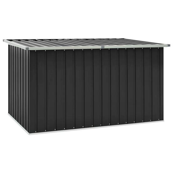 Grand Coffre de Rangement Acier Galvanisé XXXL pour Extérieur Jardin Anthracite 171x99x93 cm – ComfortXL Outdoor Living - Image 2