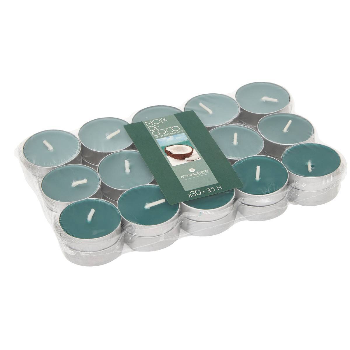 Atmosphera - Lot de 30 bougies parfumées noix de coco 350g - Atmosphera Créateur d'intérieur - Imagen 2