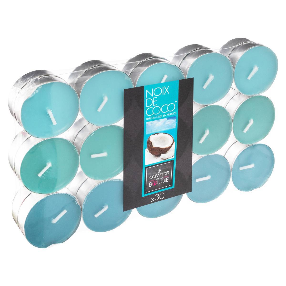 Atmosphera - Lot de 30 bougies parfumées noix de coco 350g - Atmosphera Créateur d'intérieur - Imagen 1