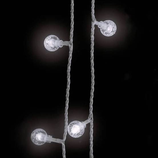 Guirlande Lumineuse Globe 400 LED Décoration Jardin 40m Blanc Froid – ComfortXL Outdoor Living - Image 7
