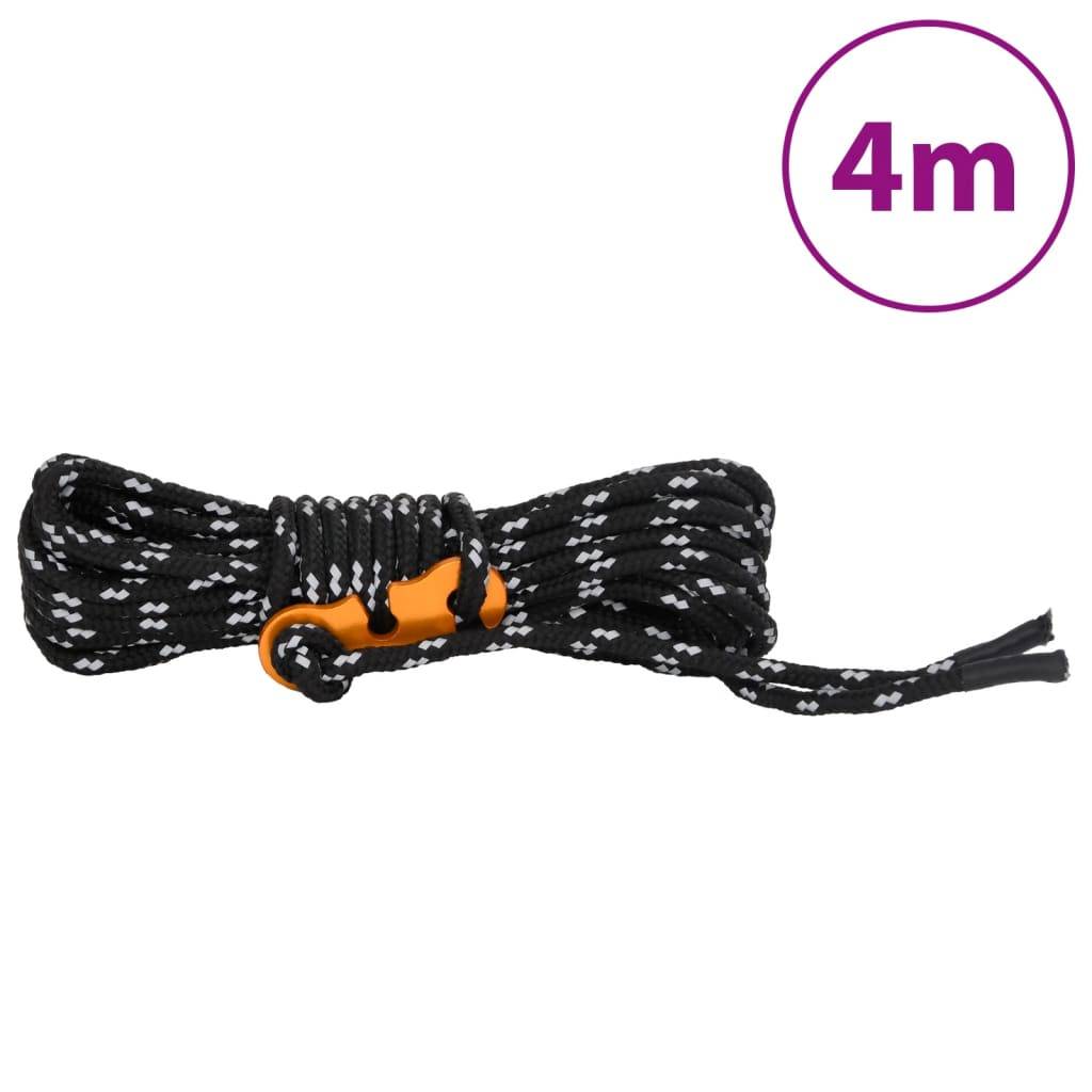 Cordes de haubanage avec clés réfléchissantes 8 pcs 4 m 4 mm Maison Chic - Image 7