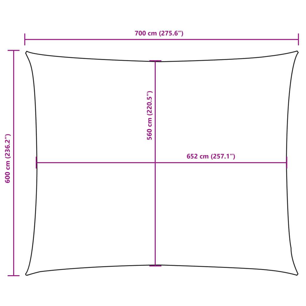 Coussin/parasol polyuréthane blanc 6 x 7 m - Prolenta premium p374.4 - Image 10