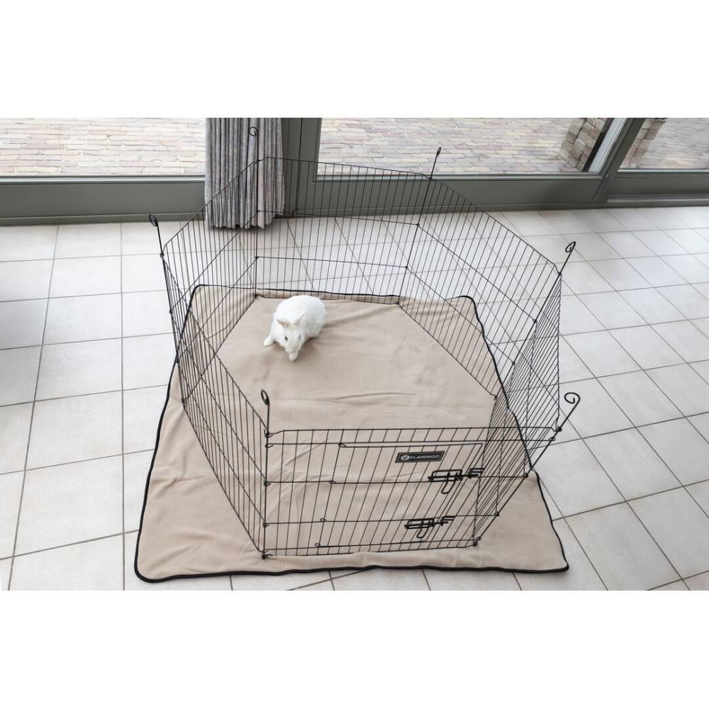 Enclos Zippo noir ø 120 × hauteur 60 cm pour lapin - Imagen 7
