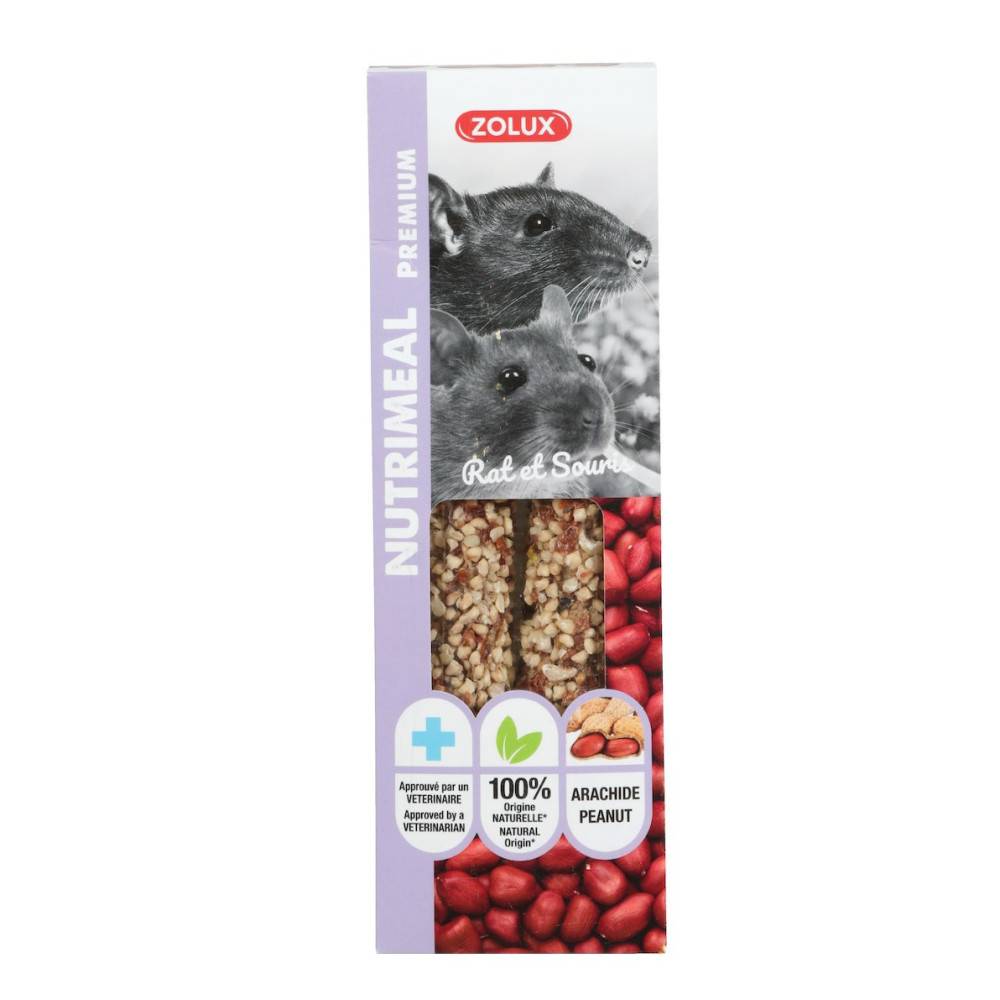 Zolux - zolux - Friandises 2 sticks premium arachide pour rat et souris, pour rongeur - Imagen 1