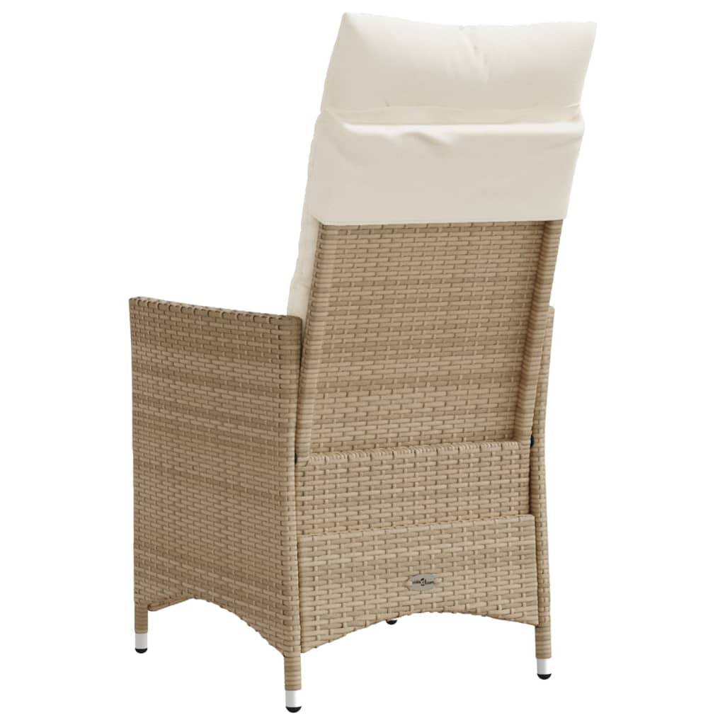 Prolenta Premium - Chaises de jardin rotin beige 56 x 59 x 92 cm - Prolenta premium p3147.4 - Image 4